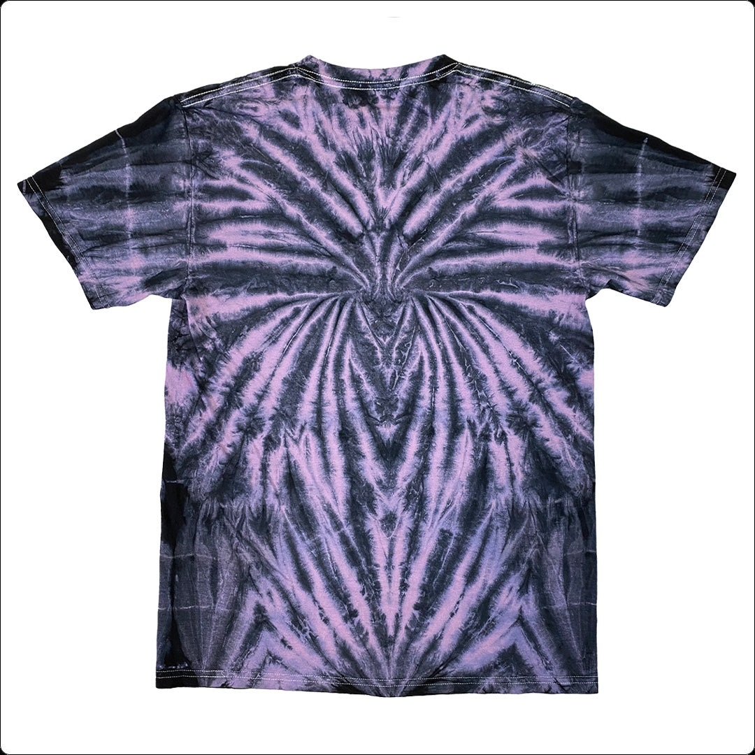 Gold Double Neck T-Shirt in Custom Tie Dye